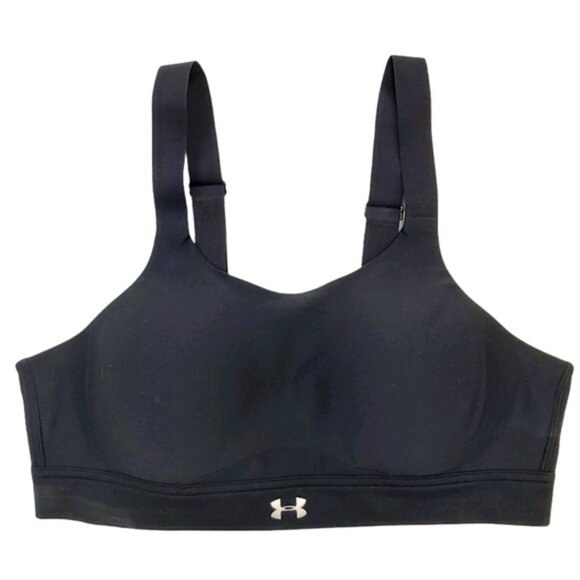 Under Armour Black Fitted High Support Sports Bra - Picture 1 of 6